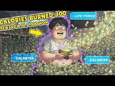 Fat Boy Gets A Mysterious Wallet that Gives Him 1Million for Every Calorie He Loses- Manhwa Recap 