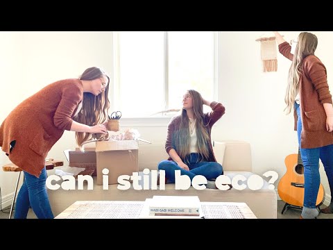 I HAD TO MOVE |  zero waste moving tips + sustainable lifestyle struggles