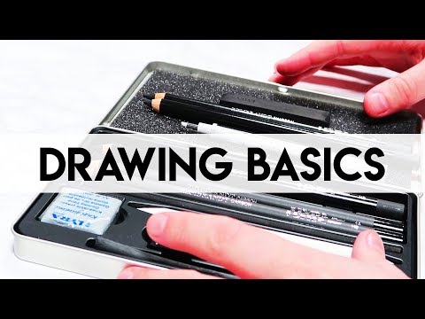 HOW TO DRAW WITH CHARCOAL | Materials & Basic Techniques