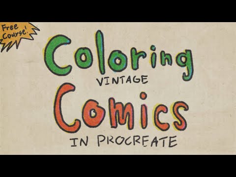 Coloring Comics Using ColorLab from Retro Supply | Full Course Free