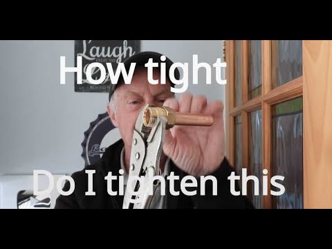 Compression fittings. How tight do I tighten them?