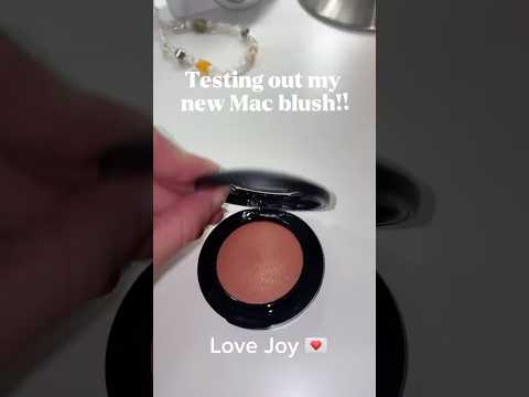 THE PERFECT FALL BLUSH 🍁💌#lovejoy #macblush #mac #fallmakeup