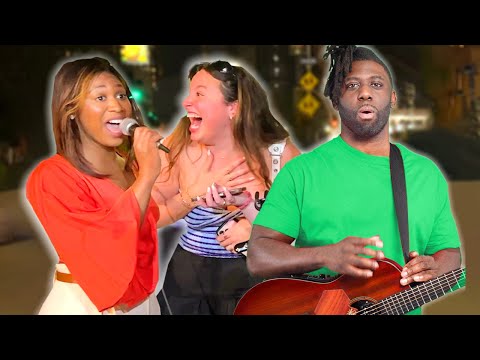 A Big Crowd Gathers When She Sings Michael Jackson In Public