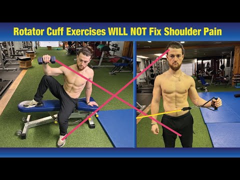 Rotator Cuff Exercises WILL NOT FIX Shoulder Pain - (LEARN WHY?) - Avoid Surgery!
