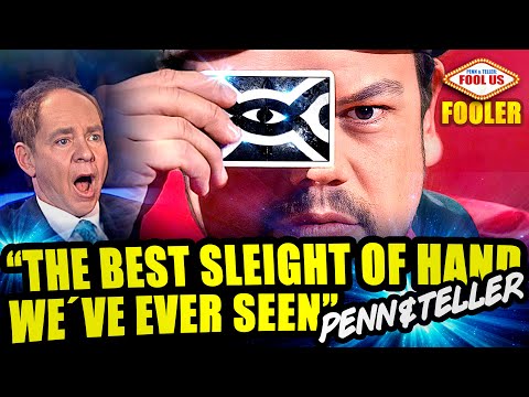 "The Best Sleight of Hand We´ve Ever Seen" | Penn and Teller Fool Us | Javi Benitez