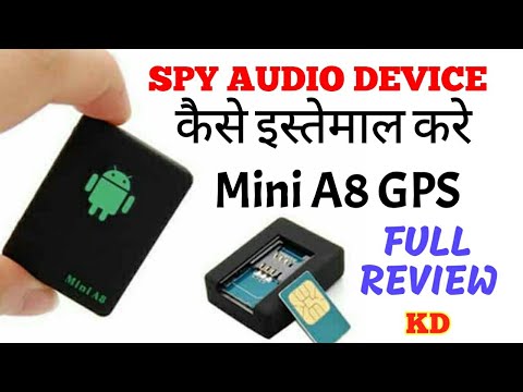 Kaise use kare mini A8 GPS spy audio device full review in Hindi || how to use mini A8 GPS