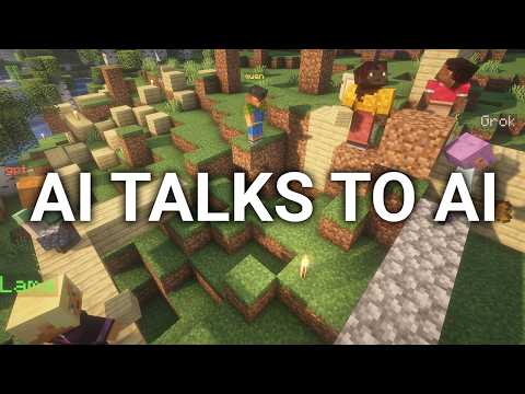 AI talks to AI in Minecraft