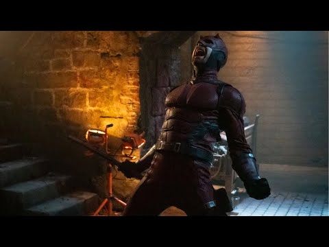 Daredevil Charlie Cox Powers Weapons Fighting Skills Compilation (2015-2025)