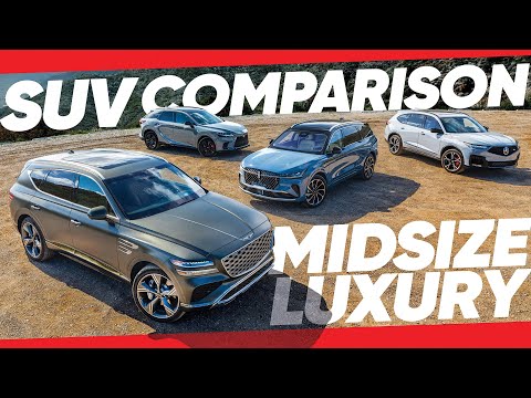 2025 Lexus RX vs Lincoln Nautilus, Genesis GV80, Acura MDX: Finding the Best Luxury Midsize SUV