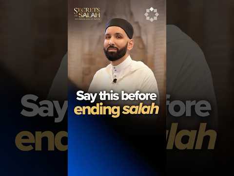The Du’a Before the Salaam | Dr. Omar Suleiman