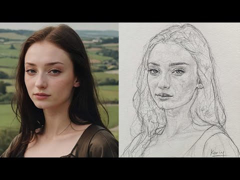 Portrait Drawing with Loomis Method: Mastering Proportions and Features