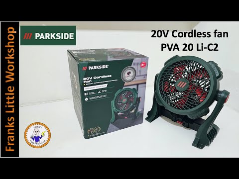 PARKSIDE PVA 20 Li C2 Cordless fan.