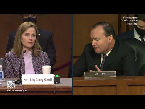WATCH: Sen. Mike Lee questions Supreme Court nominee Amy Coney Barrett