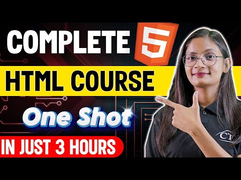 HTML full Course in One Shot | Complete HTML Tutorial for Beginners in Hindi | Computer Tech Academy
