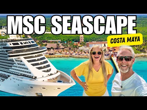 Cruising to COSTA MAYA! Expoloring Paradise from MSC Seascape!