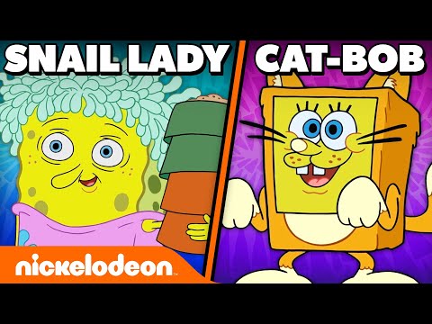 60 MINUTES of SpongeBob’s BEST Costumes 🎃 | @Nicktoons