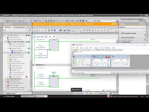 SR & RS Flip-Flop in PLC Programming | Set & Reset Logic in TIA Portal