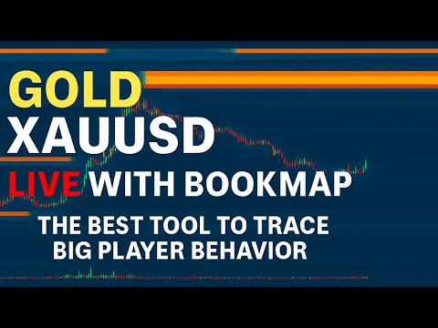 BOOKMAP LIVE | GOLD FUTURES | GC  - XAUUSD | Liquidity | Heatmap #livetrade #livegold #bookmaplive