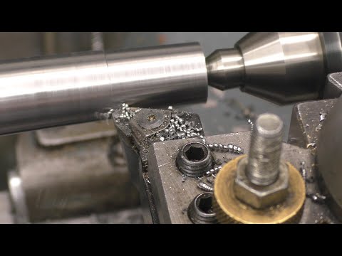 Lathe Tutorial P16 Machining Tapers .Offset Tailstock Method