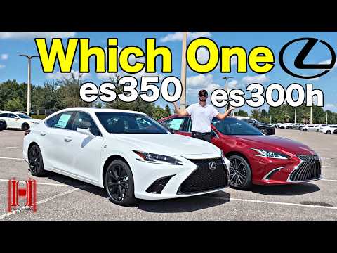 2025 lexus es300h vs es350 F Sport Handling Which is Better : Full Specs &Test Drive