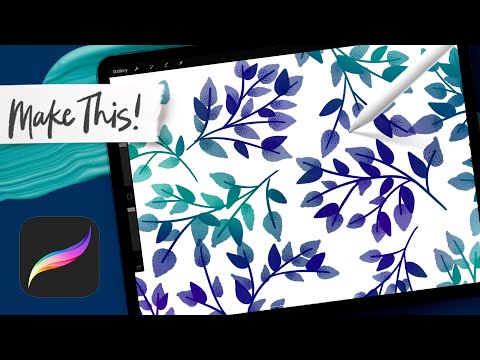 Seamless Pattern Brush in Procreate | ADVANCED PROCREATE TUTORIAL