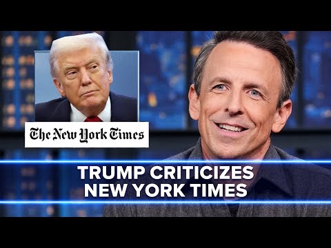 Trump Criticizes The New York Times in Truth Social Post