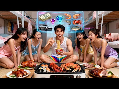 เกิดใหม่ในหอพักหญิง หนุ่มใช้คลังอาหารไร้ขีดจำกัดพิชิตใจ 4 ดาวมหาลัย