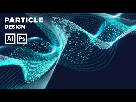 How to Make Vector Abstract Particles Using Adobe Illustrator & Photoshop