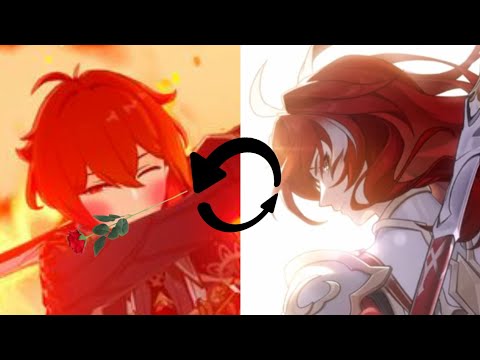 [원신 & 스타레일] 영혼이 뒤바뀐 나르시스트와 진지남 (동일 성우)