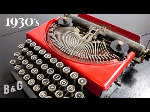 1930s Portable Typewriter Restoration