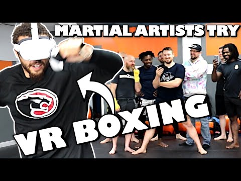 A Room Full of Martial Artists Try VR BOXING