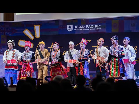 Kachin Dance by Myanmar students at Asia-Pacific International University