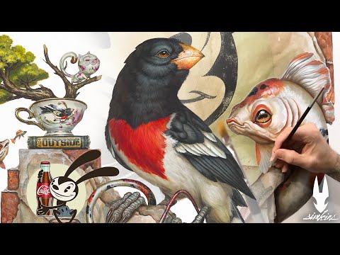 Greg "CRAOLA" Simkins painting "Soda Pop"