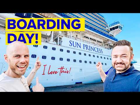 Boarding the NEWEST Cruise Ship in the World! A Surprising Experience!