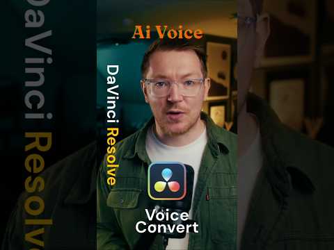 This isn't my real voice... it's Ai  #davinciresolve