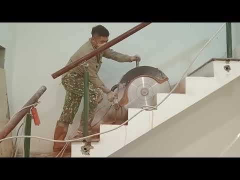 cải tạo cắt thu nhỏ cầu thang bộ để thi công lắp đặt thang máy. 0911 15 13 19