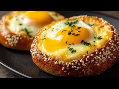 4 schnelle Frühstücksideen – Mini-Brötchen, Baguette & Omelett mit Käse und Schinken!