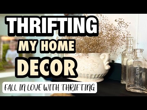 THRIFTING MY (Bathroom) DECOR 🍁DECORATING WITH THRIFTED FINDS 🍁FALL IN LOVE WITH THRIFTING