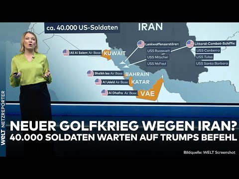 IRAN: Neuer Golfkrieg!? Armada der USA wartet auf Befehl von Trump! USA haben mehrere Optionen