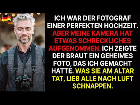 Ich war Fotograf auf einer Traumhochzeit – meine Kamera enthüllte ein schreckliches Geheimnis...