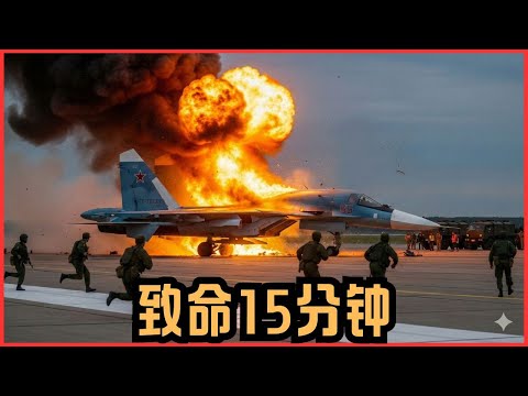 乌克兰精准猎杀苏-34！俄军前线基地15分钟内化为火海，加油窗口成致命盲区