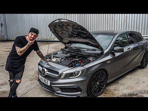 MODIFYING MY CHEAP MERCEDES A45 AMG