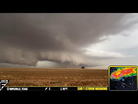 Inside Monster Supercell In West Texas - Live As It Happened - 5/29/25