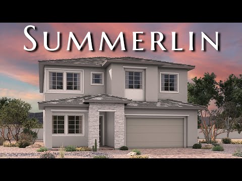 Strip VIEWS?! Floating Staircase?! New Build Home Tour