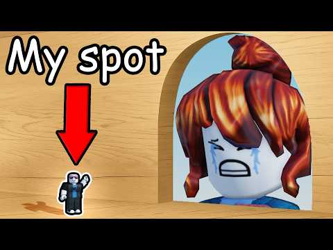 finding IMPOSSIBLE spots in Roblox shrink hide & seek...