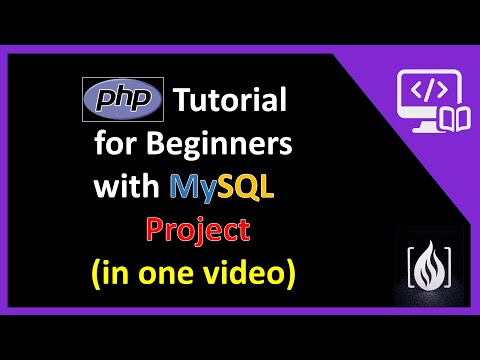 PHP Tutorial for Beginners with MySQL Project in 1 video!