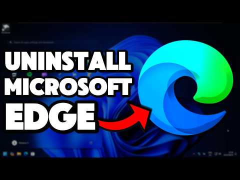 The EASIEST Method to Uninstall Microsoft Edge! (Outside of the EU)