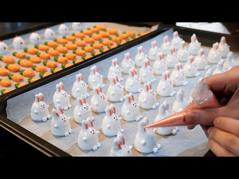 amazing! making characters cookies - korean street food