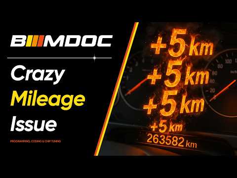 BMW Mileage Jumps +5 km Every Start — Full Fix Explained!