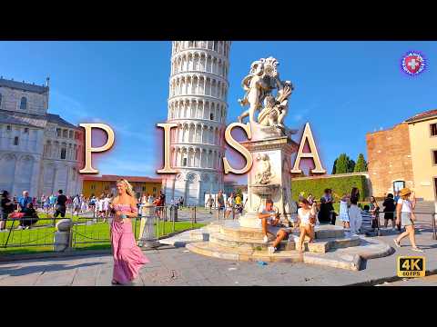PISA TUSCANY ITALY ✨ What to see in one day? What the center look like today? Walking tour 4K